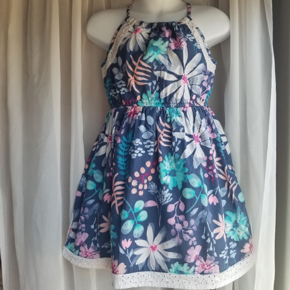 Blue flower dress